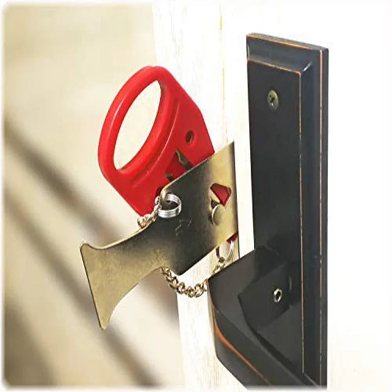 Portable Travel Safety Door Lock - Heavy Duty Security for Hotel & Home