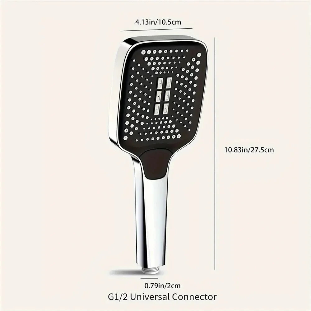 High-Pressure 3-Mode Rainfall Shower Head