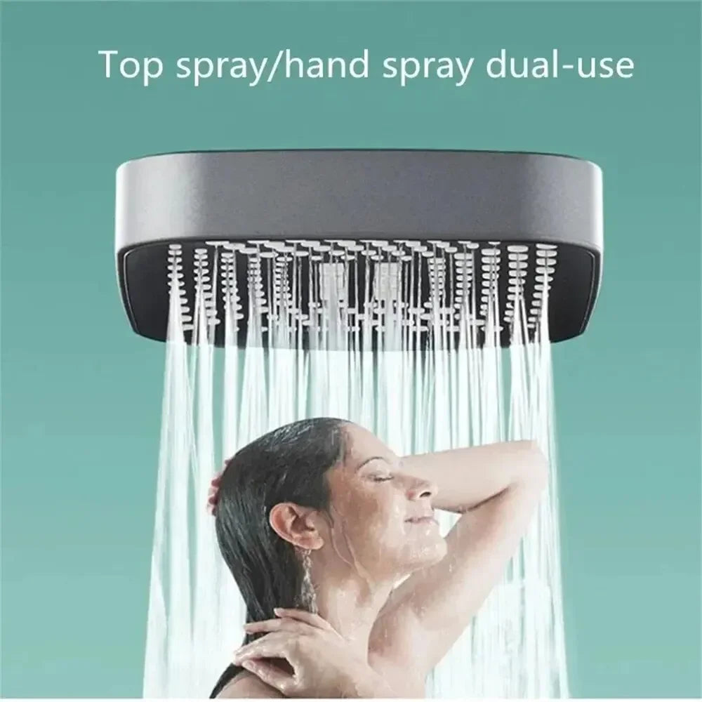 High-Pressure 3-Mode Rainfall Shower Head