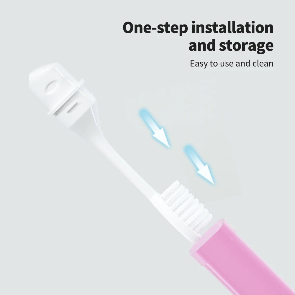 Mini Portable Foldable Travel Toothbrush Set