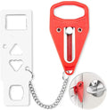 Portable Travel Safety Door Lock - Heavy Duty Security for Hotel & Home