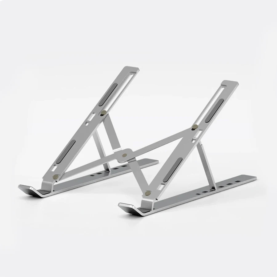 Aluminum alloy material, convenient and adjustable laptop stand, lightweight and foldable design, easy to install