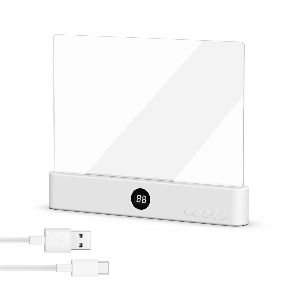 LuminaView: LED Flat Panel Eye-Protection Reading Light