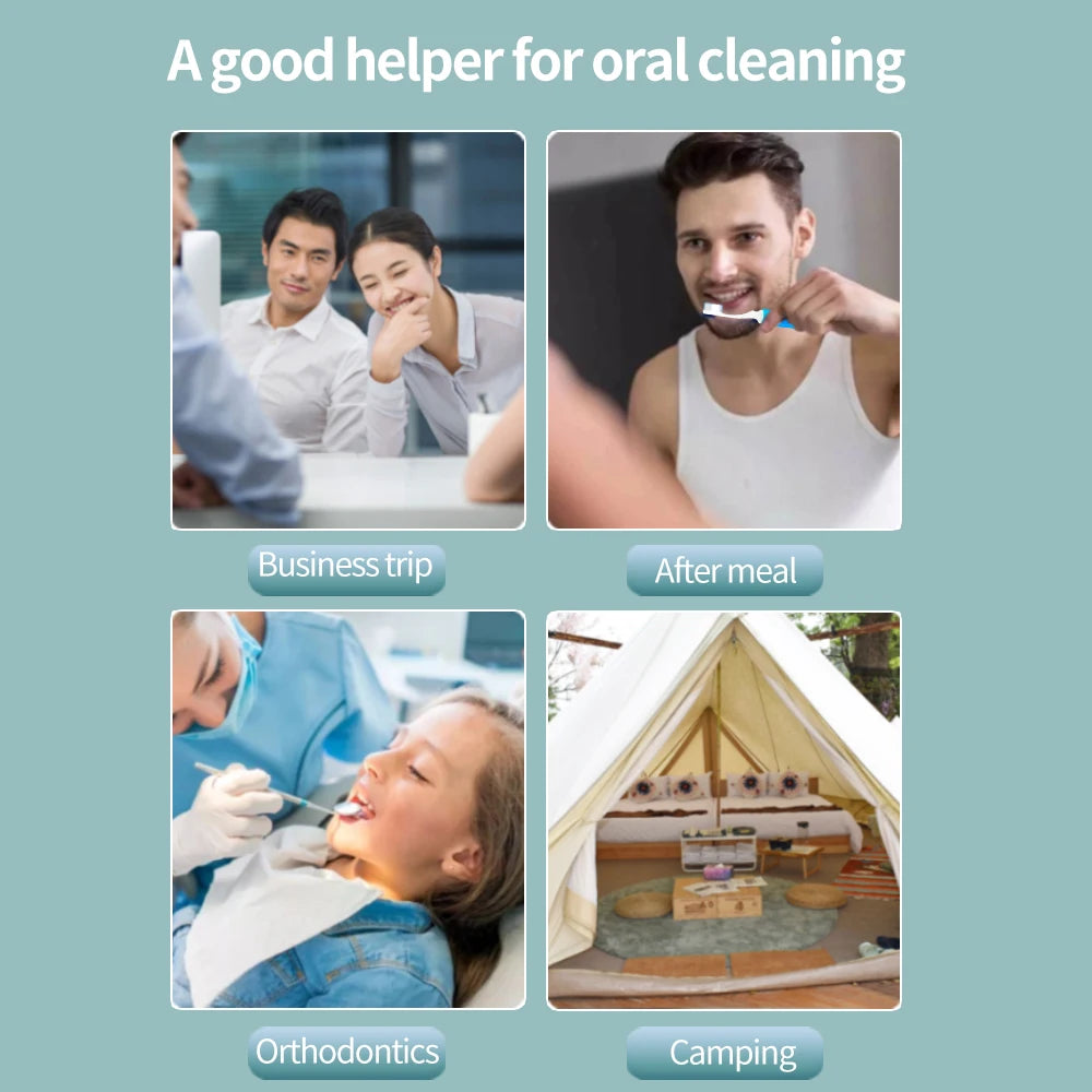 Mini Portable Foldable Travel Toothbrush Set