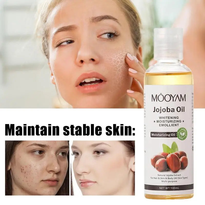 Hydrating Facial & Body Massage Oil - Nourishing Avocado & Jojoba Blend (100ml)