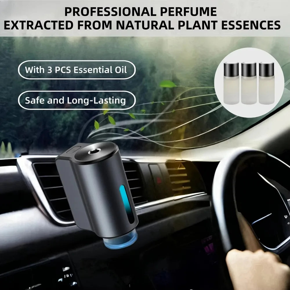 AI Smart Car Air Purifier & Essential Oil Diffuser