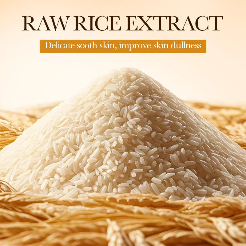 BIOAQUA Rice Raw Pulp Skincare Set - 5-Piece Brightening & Hydrating Glow Kit