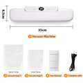 Compact Vacuum Sealer Machine - 60kPa Powerful Food Saver