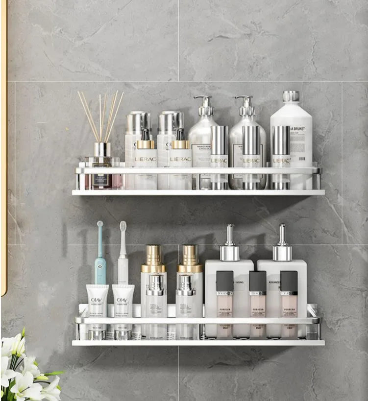 Aluminum Floating Bathroom & Shower Shelf