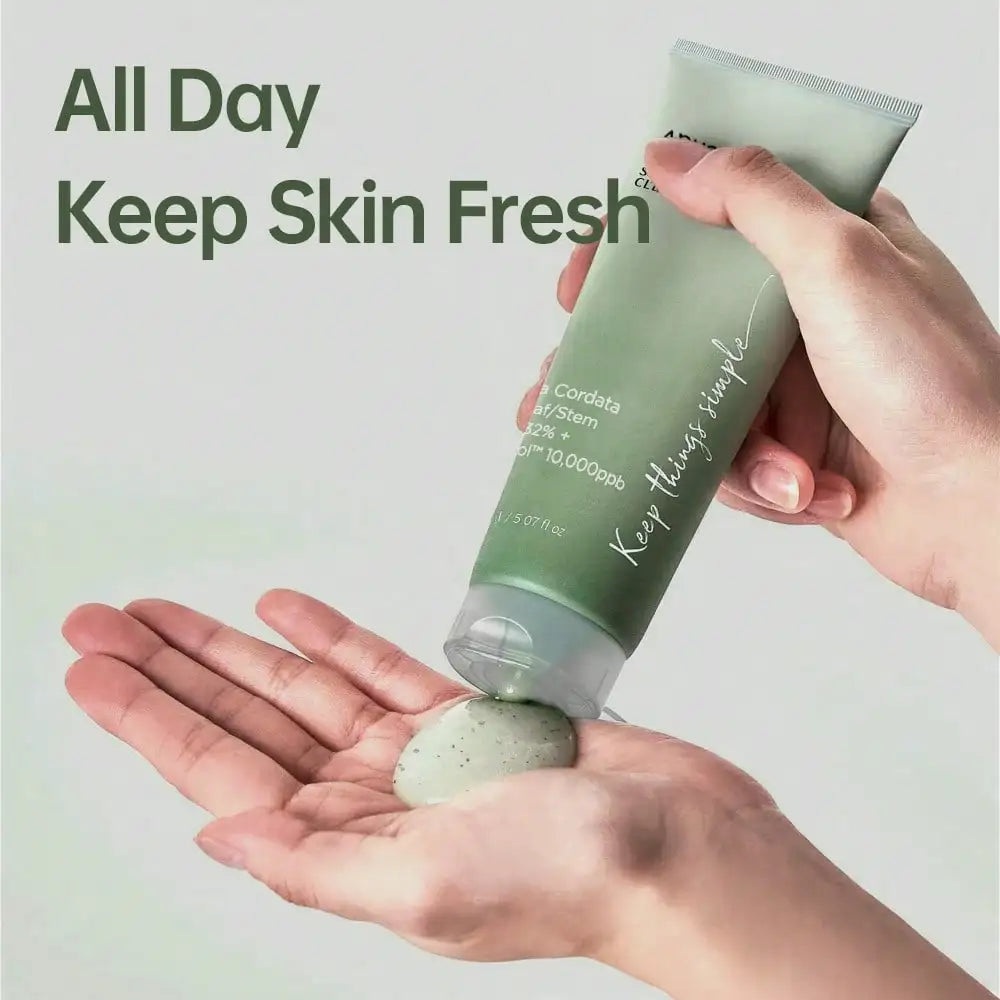 Anua Heartleaf Quercetinol Pore Deep Cleansing Foam, Face wash for Pore Refining Cleanser,Korean Skincare, 5.07 fl.oz.|150ml