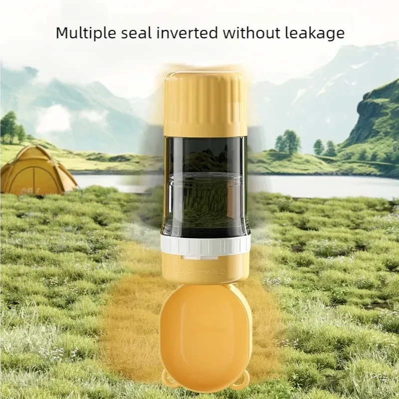 2-in-1 Portable Dog Water Bottle and Food Container