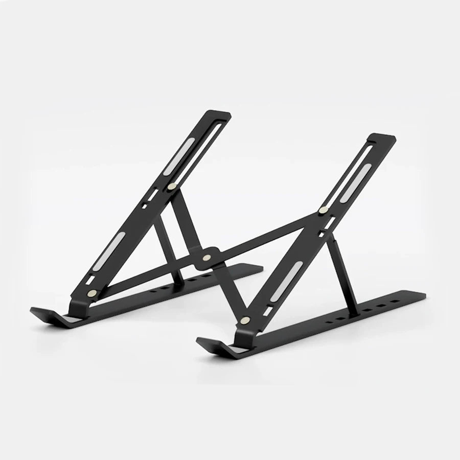 Aluminum alloy material, convenient and adjustable laptop stand, lightweight and foldable design, easy to install