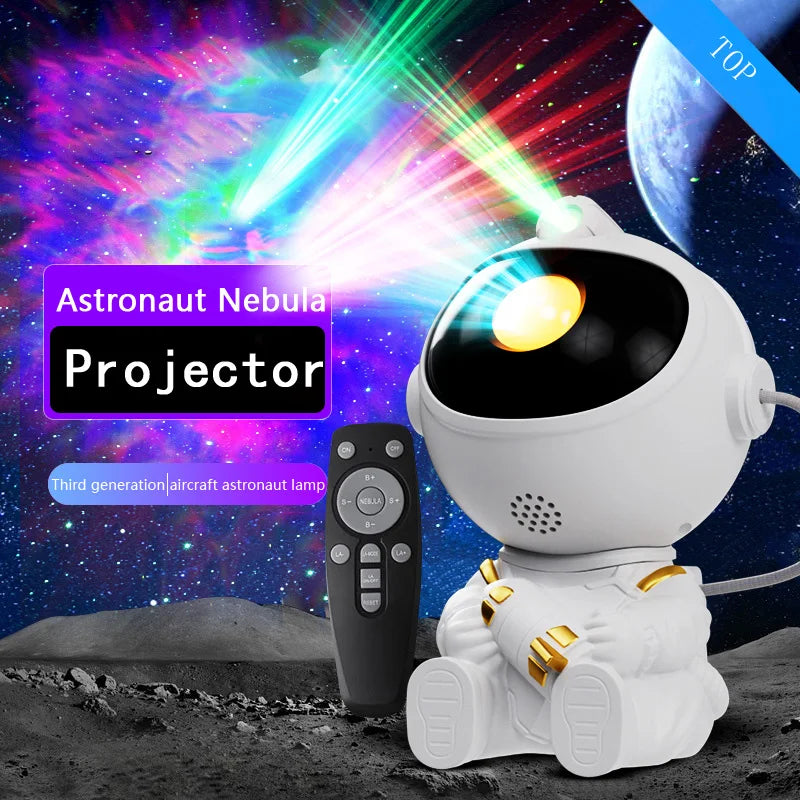 Astronaut Starry Sky Galaxy Projector - LED Nebula Night Light
