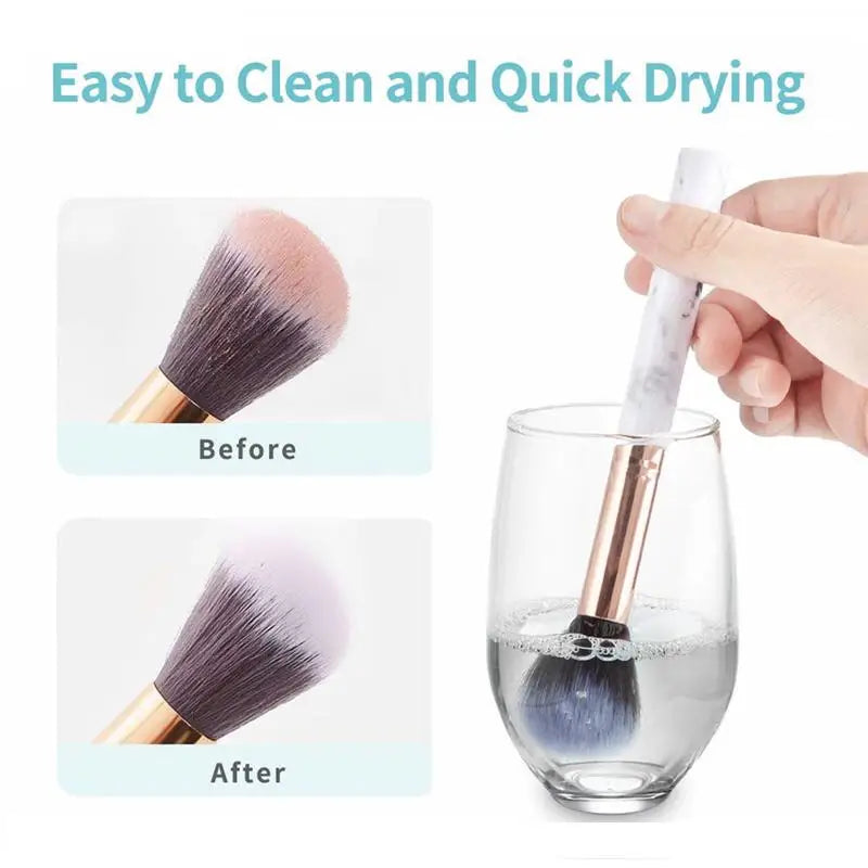 Deep Clean Makeup Brush Solution - Quick-Dry Shampoo & Puff Cleanser (100ml)
