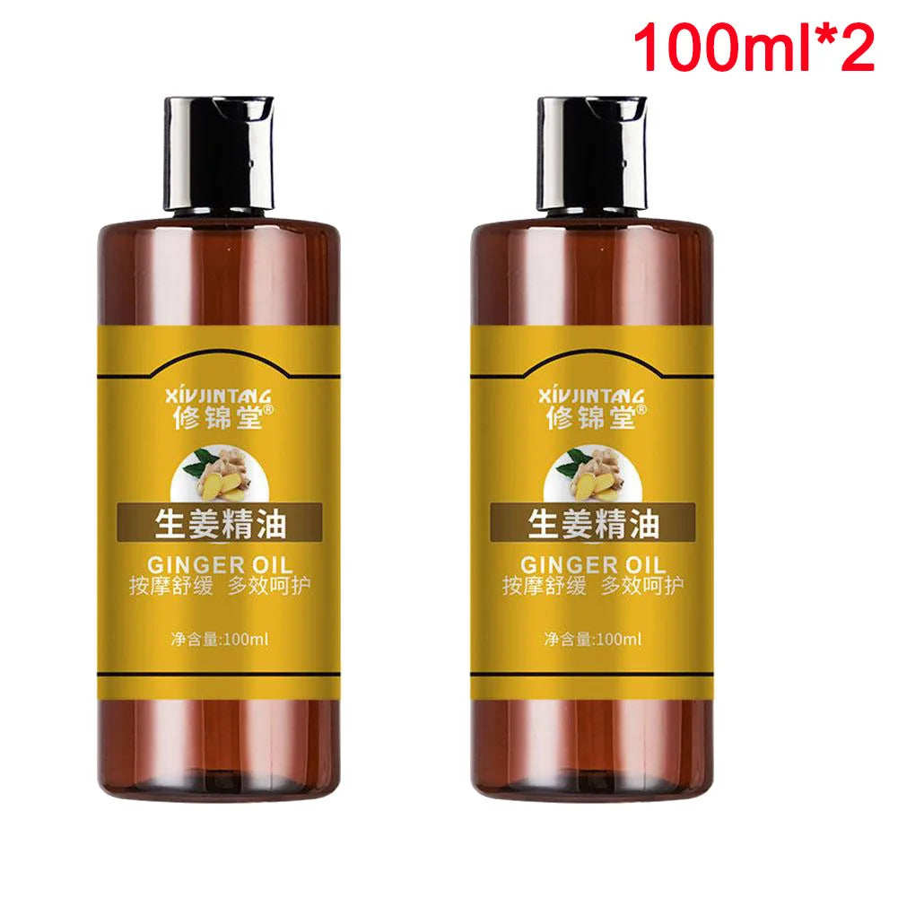 Pure Ginger Essential Massage Oil - Hydrating Body Relax Therapy