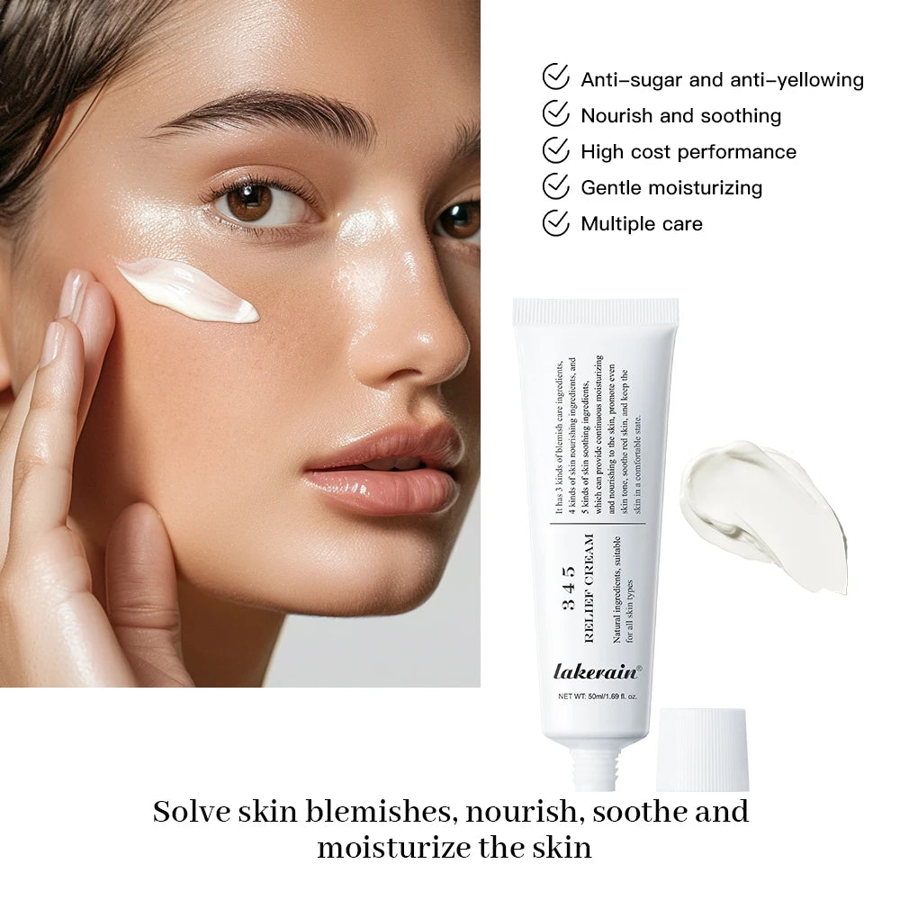 345 Relief Cream – Soothing & Moisturizing Face Solution