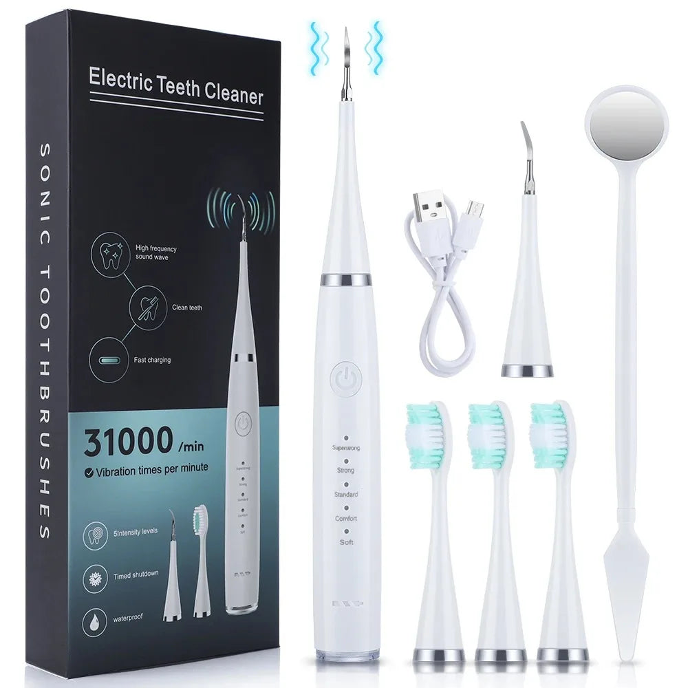 2-in-1 Sonic Electric Toothbrush & Ultrasonic Dental Tartar Remover