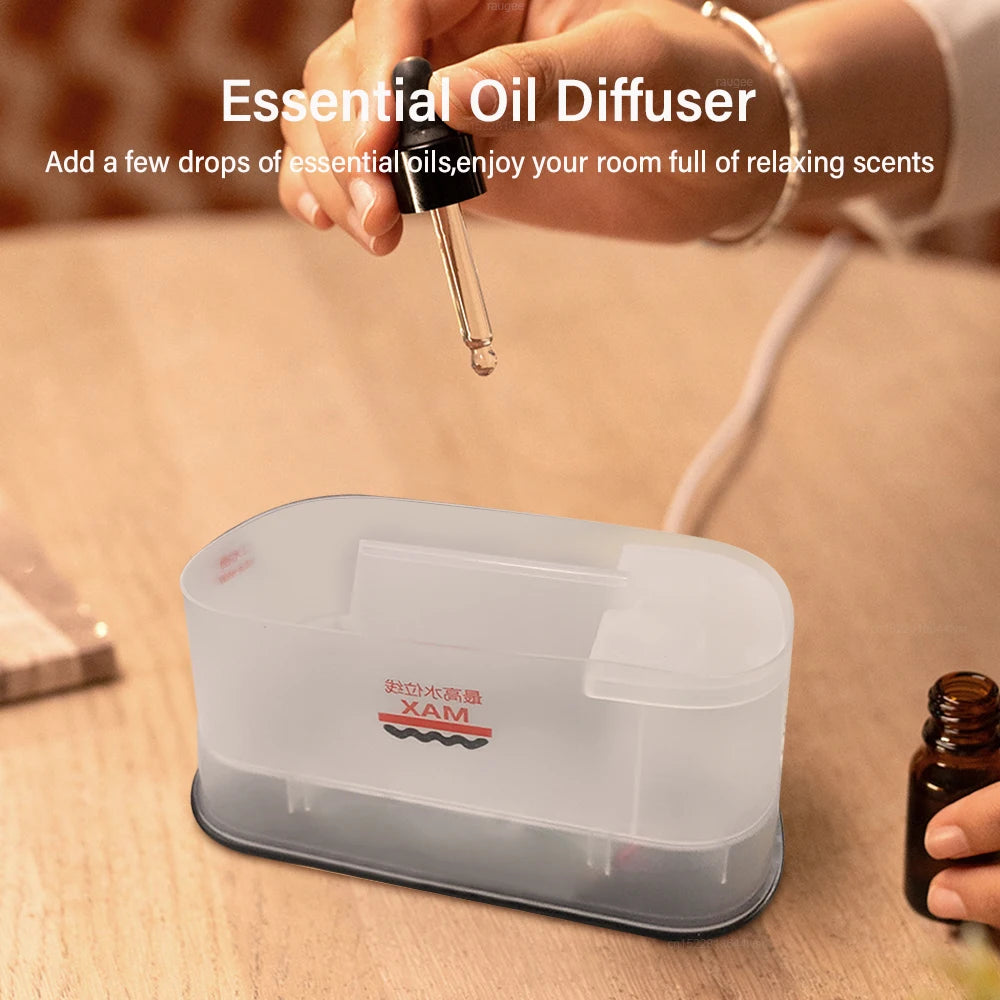 Flame Air Humidifier & Essential Oil Aroma Diffuser with LED Light