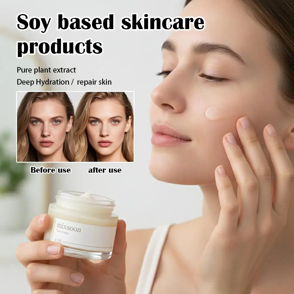 Mixsoon Bean Skincare Set - Hydrating Cream, SPF50 Sunscreen & Essence
