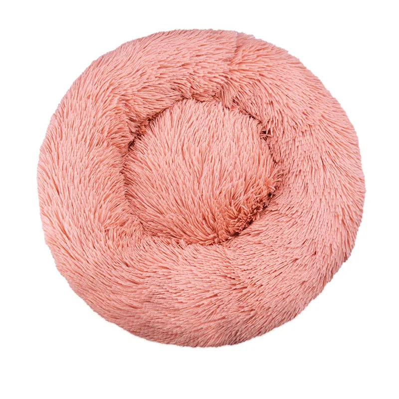 Ultra- Soft Washable Donut Dog & Cat Bed