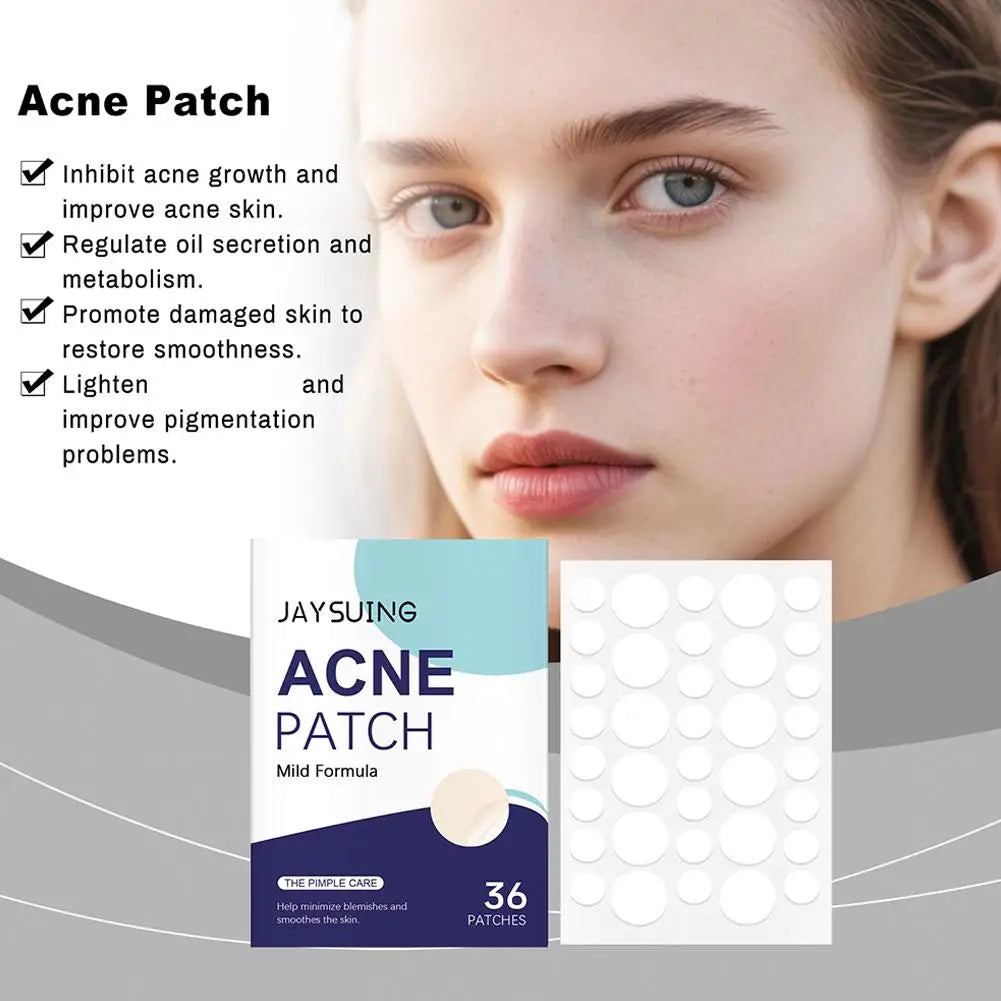 Extra Thin Invisible Acne Patches - 36pc Hydrocolloid Blemish Stickers