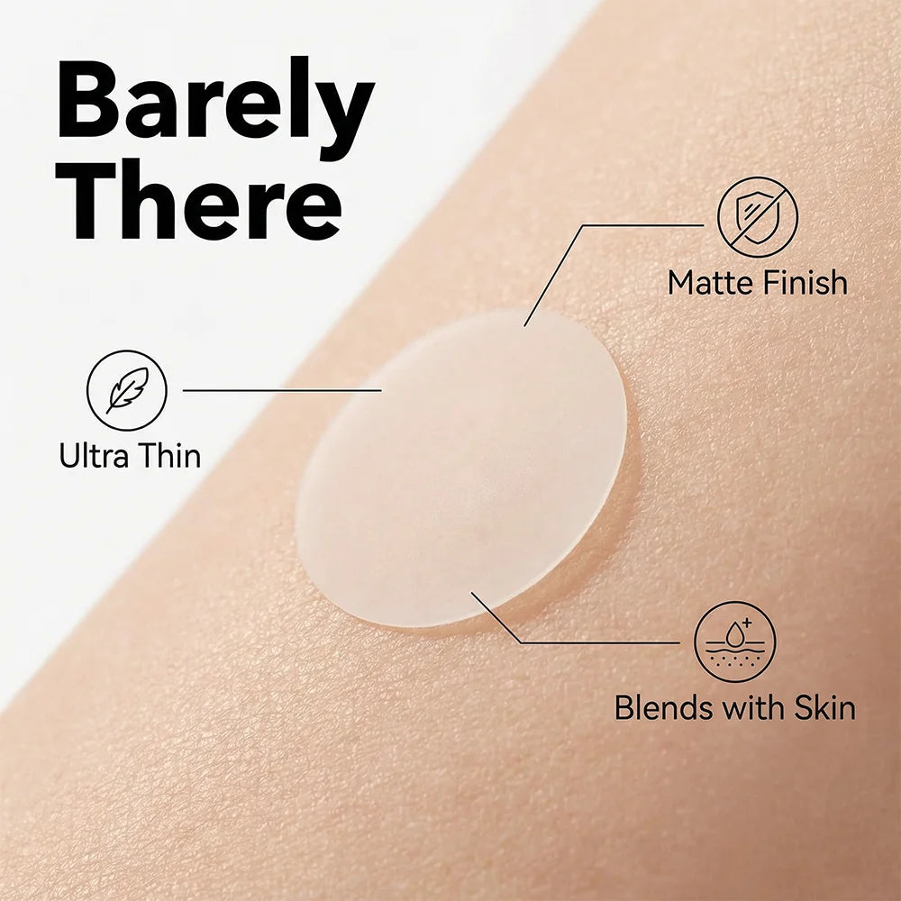 Invisible Acne Pimple Patches - 36pc Hydrocolloid Healing Stickers