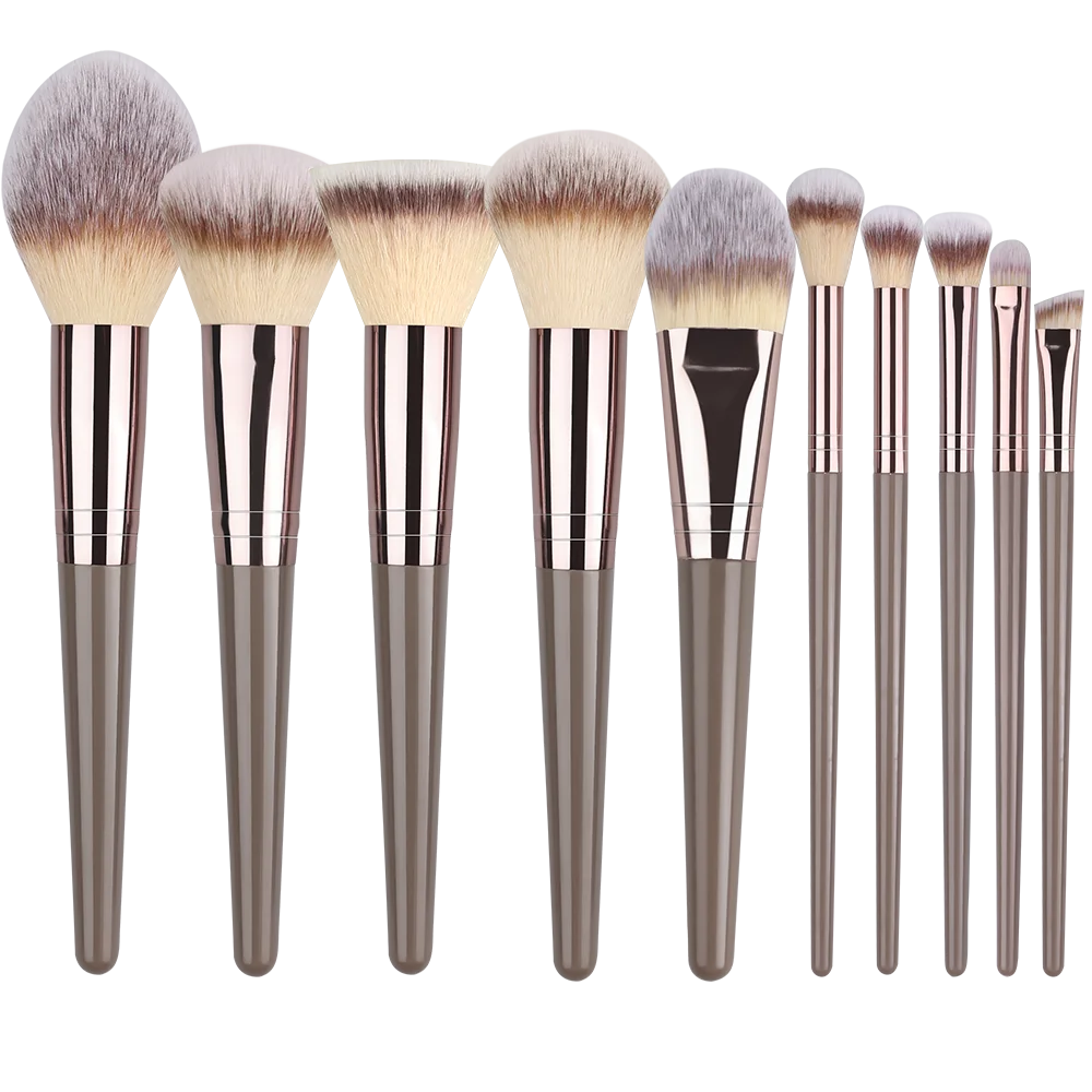 Professional Makeup Brush Kit - Face & Eyes (10-20 Pcs