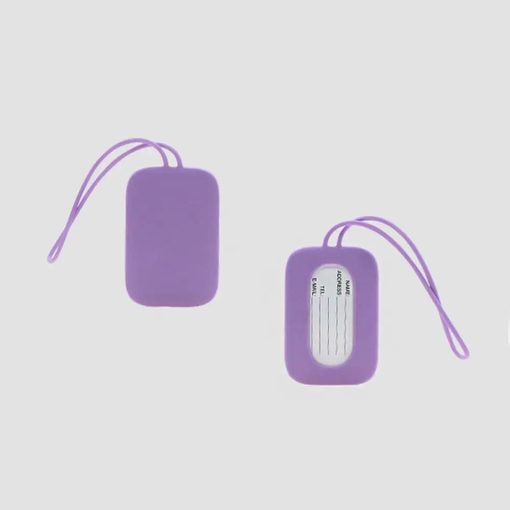 Waterproof Silicone Luggage Tags - Anti-Lost Travel Baggage Labels