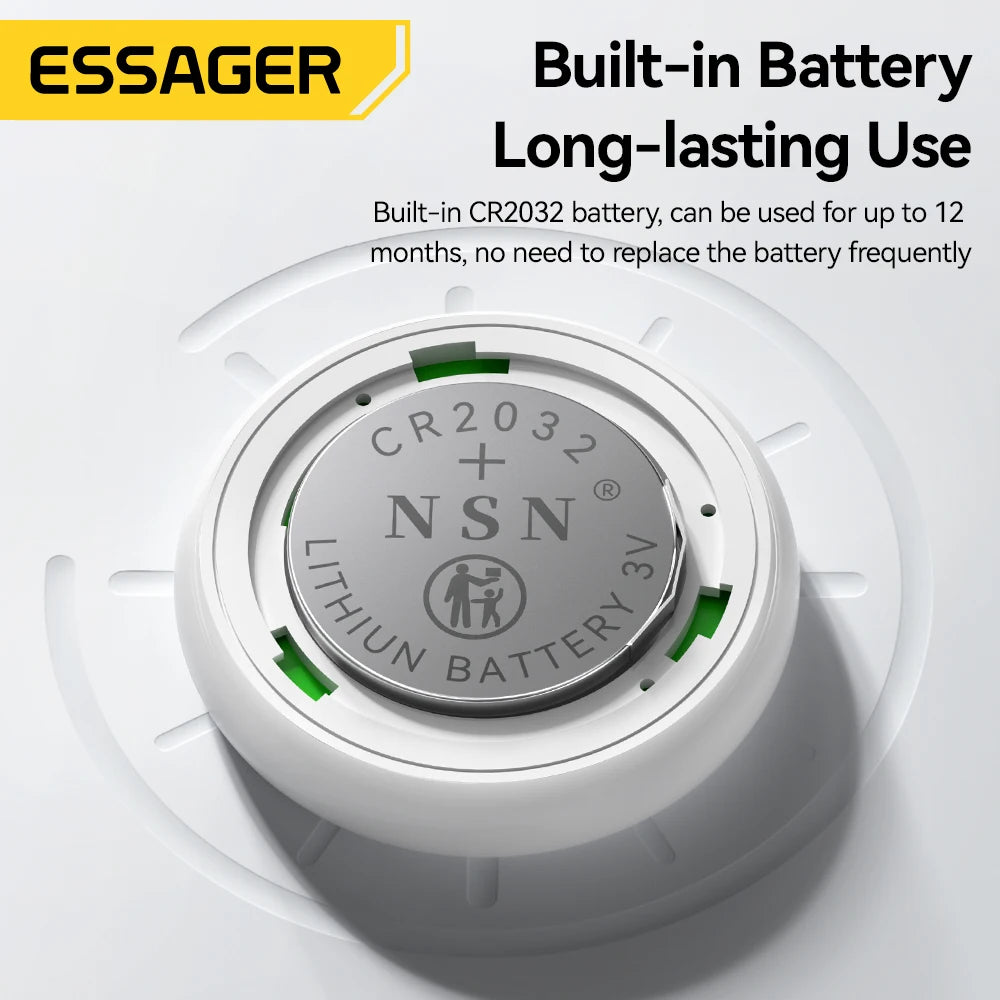 ESSAGER SmartTag Bluetooth Tracker - GPS Anti-Lost Locator for Keys & Pets