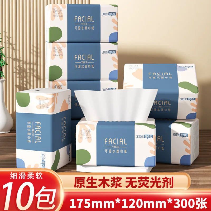 Dreamweaver Premium Soft Facial Tissues - 10 to 24 Pack Bulk Set