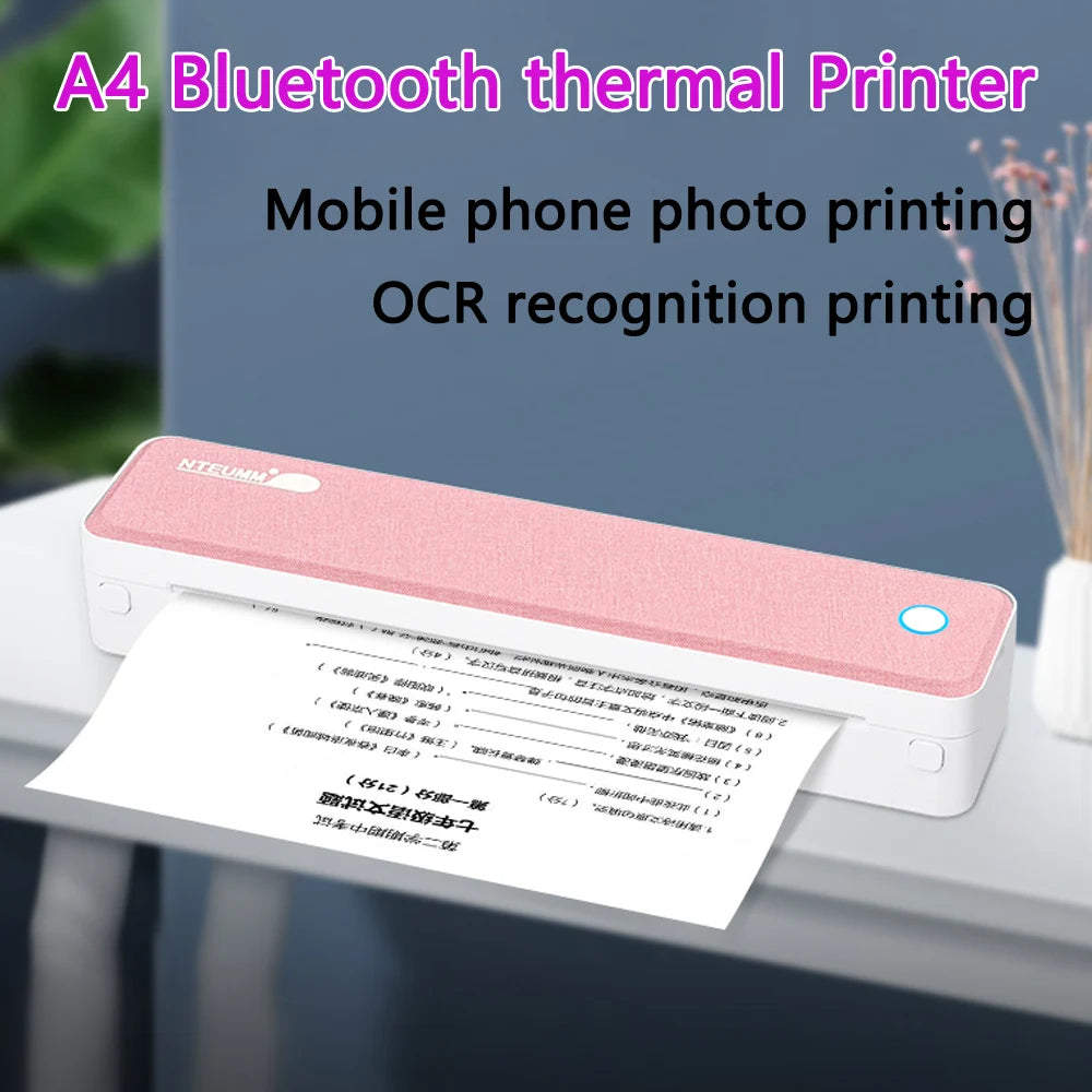 PrintGo A4 Portable Thermal Printer: Inkless Bluetooth Mobile Printing