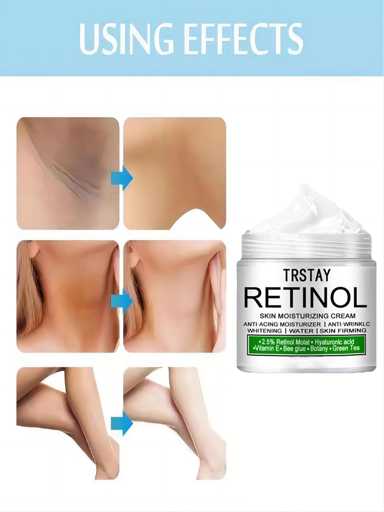 TRSTAY Retinol Whitening & Firming Cream - Anti-Aging & Moisturizing