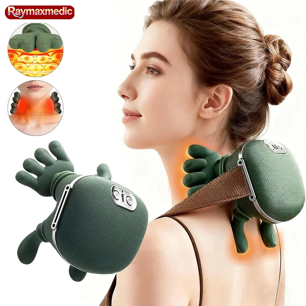 Raymay 4D Kneading Neck and Shoulder Massager with Heat