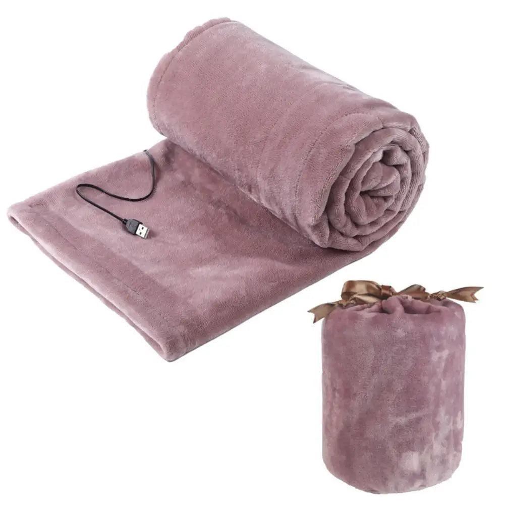 Portable USB Electric Heated Blanket & Wearable Shawl
