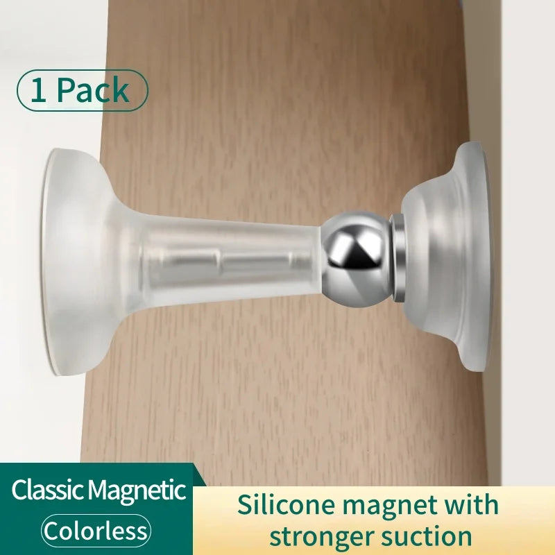 MagnoGuard: No-Drill Magnetic Silicone Door Stopper