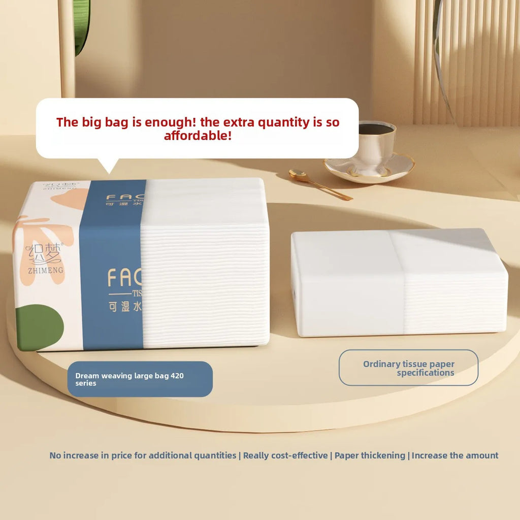 Dreamweaver Premium Soft Facial Tissues - 10 to 24 Pack Bulk Set