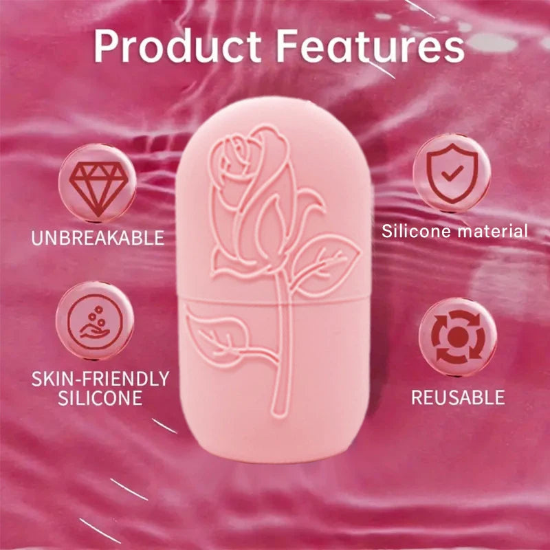Reusable Silicone Ice Roller for Face & Eye Puffiness Relief