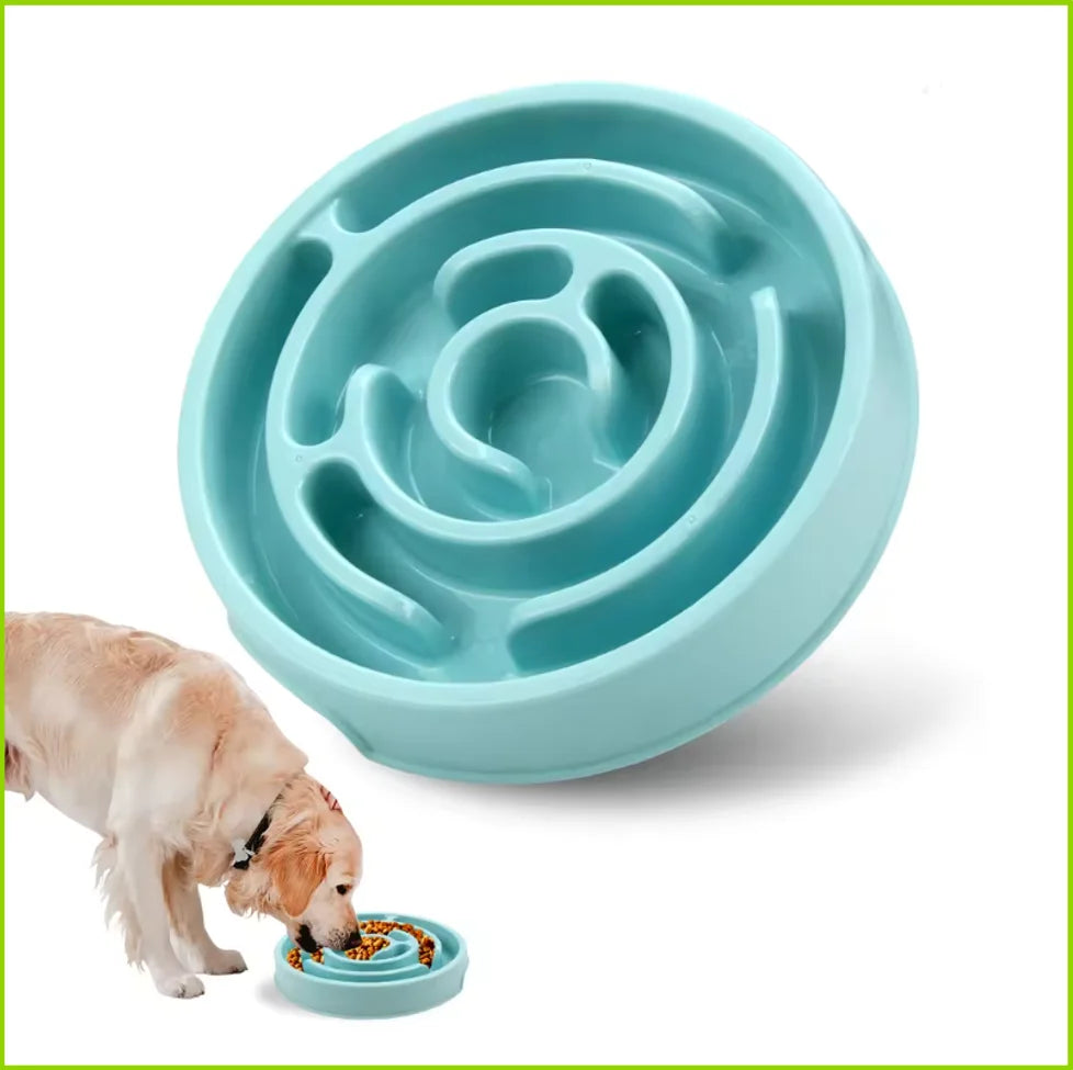 Non-Slip Slow Feeder Dog Bowl for Small to Large Breeds