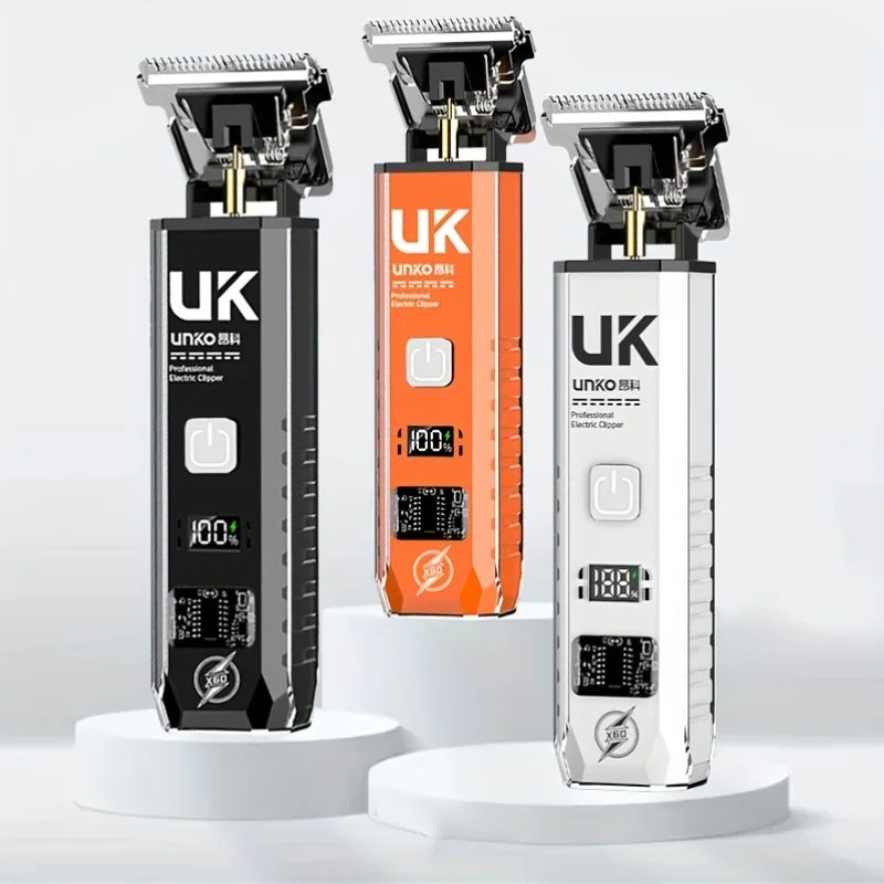 Professional Cordless Electric Hair Clipper & Trimmer