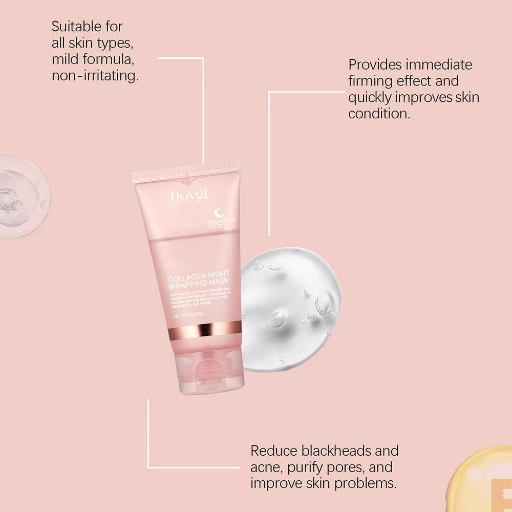 Collagen Night Repair Set – Peel-off Mask & Jelly Cream Bundle