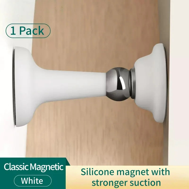 MagnoGuard: No-Drill Magnetic Silicone Door Stopper