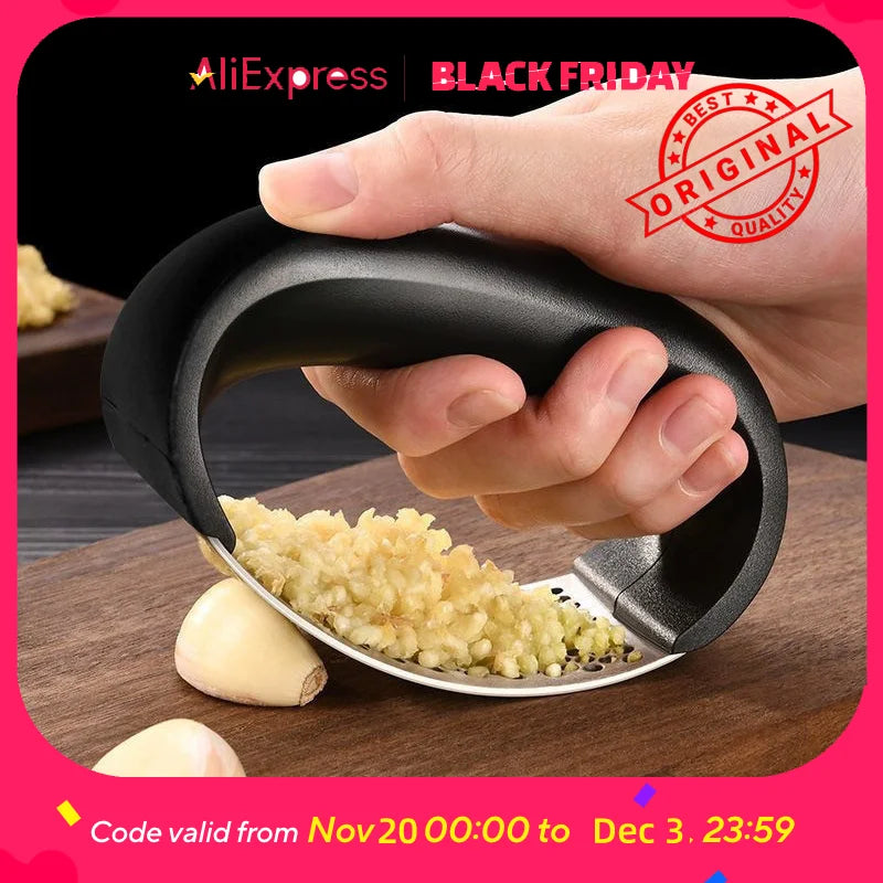 Stainless Steel Rocker Garlic Press