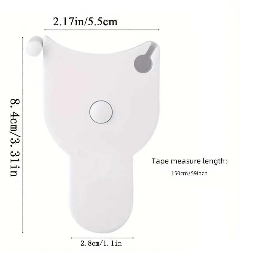 Body Measuring Tape for Fitness - Automatic Telescopic Tape Measure for Weight Loss & Muscle Gain
