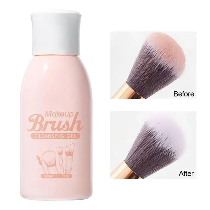 Deep Clean Makeup Brush Solution - Quick-Dry Shampoo & Puff Cleanser (100ml)