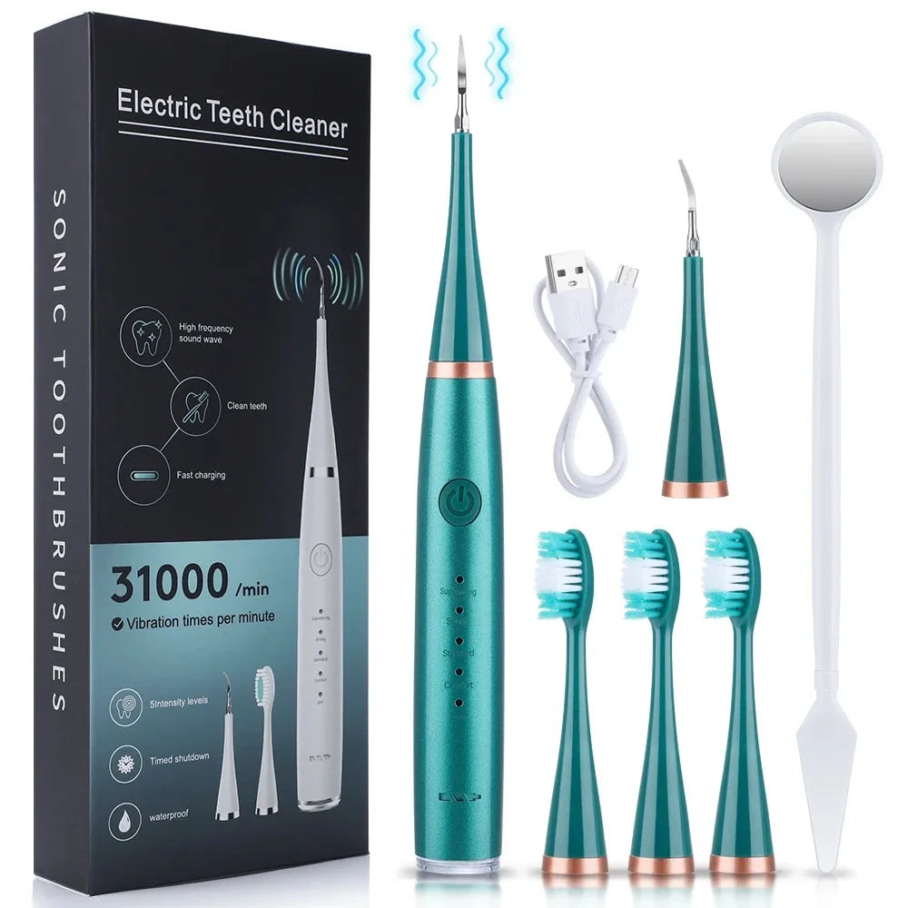 2-in-1 Sonic Electric Toothbrush & Ultrasonic Dental Tartar Remover