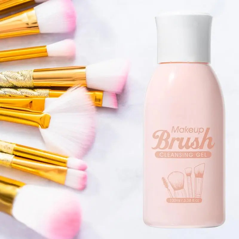 Deep Clean Makeup Brush Solution - Quick-Dry Shampoo & Puff Cleanser (100ml)