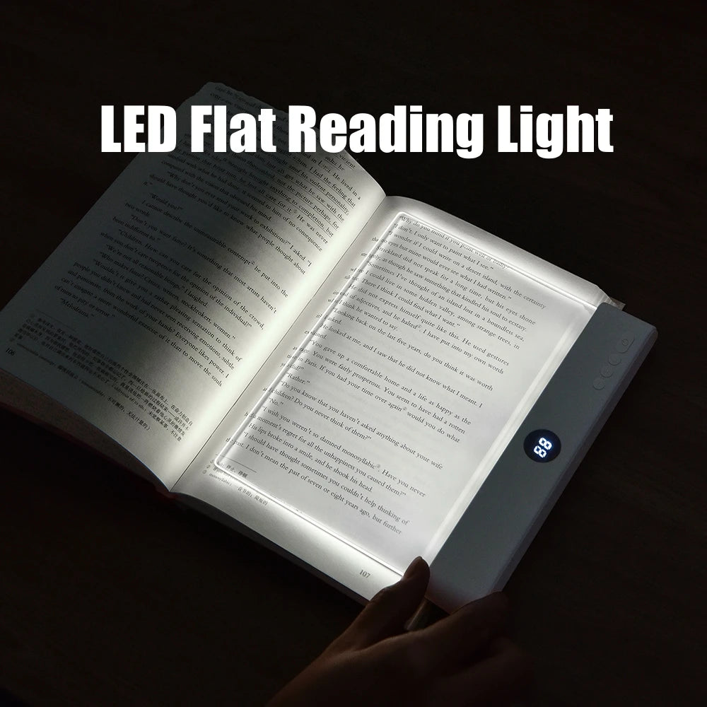 LuminaView: LED Flat Panel Eye-Protection Reading Light