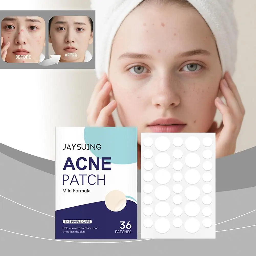 Extra Thin Invisible Acne Patches - 36pc Hydrocolloid Blemish Stickers