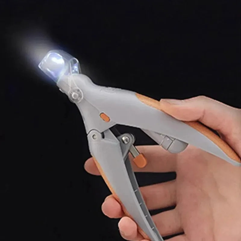 Professional LED Light Pet Nail Clipper with Safety Guard