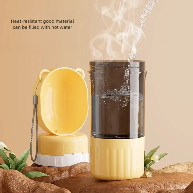 2-in-1 Portable Dog Water Bottle and Food Container